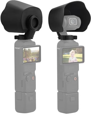 EUGOOCX Gegenlichtblende für DJI OSMO Pocket 3, Gimbal Protector Cover Sonnenschutz für Pocket Camera Zubehör