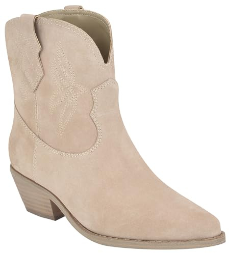Nine West Texen, Botas Cortas al Tobillo Mujer, Gris Claro 050, 38.5 EU