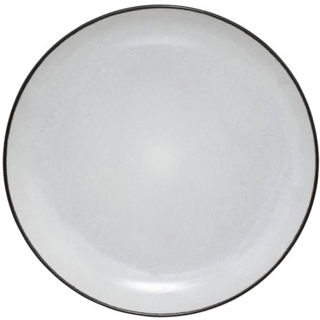 Secret de Gourmet Diane Assiette plate en céramique beige Diamètre 27 cm