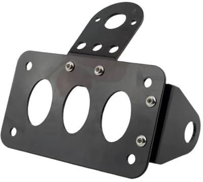 Für H&Arley Für Sportster Für Bobber Für Chopper Motorrad Kennzeichen Halterung Seite Montieren Rücklicht Vertikal Horizontal