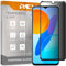 REY Protector de Pantalla Antiespía para Honor X8 5G - X6 4G/5G, Cristal Vidrio Templado Premium