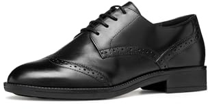 Geox D Jaylon 2, Oxford Donna, Nero, 38 EU