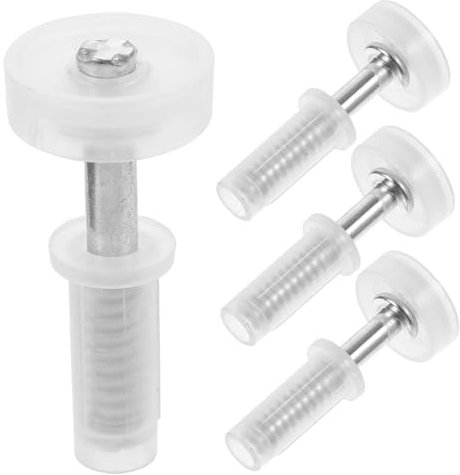 HYTROVE 4pièces Kit Charnières Pliantes Acier Inoxydable Pivots Pour Porte Placard Double Abattant Et Facile à Installer Système Silencieux Pour Portes Accordéon