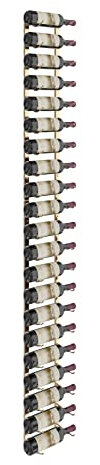Premium Wine Cooler 7 Shelves Holds 21 Bottles Golden Bronze Finish