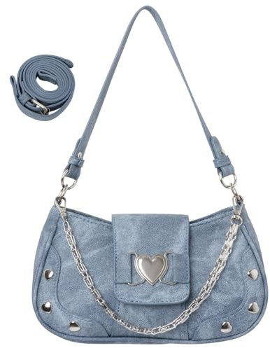 Ausing Borsa da Donna Borsa a Tracolla a Forma Di Cuore Elegante Borsa Leggera Regolabile Casual