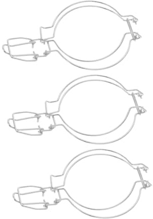 DECOMELODY 3 Piezas Cierres de Alambre para Tarros de Vidrio Accesorios de Sellado Inoxidable Clips de Fijación para Almacenamiento de Alimentos Compatibles con Tarros de Boca Ancha