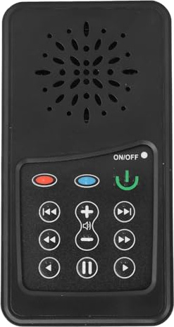 Annadue Reproductor de Audio Bíblico Portátil, Lector de Escrituras Electrónicas de 4GB con Energía Solar 900mAh, con Auriculares, Mini Reproductor de (Español 1909 2018 versión de la versión)