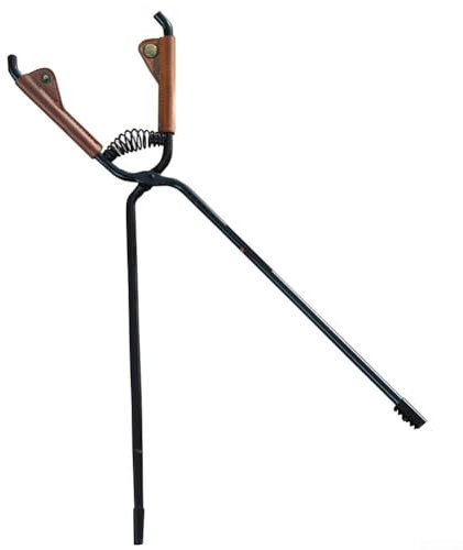 Fire Poker for Outdoor Cooking, Comes with Leather Storage Case