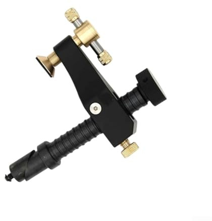 Abrazadera de carpintería para montaje en mesa, abrazadera de fijación de escritorio de aleación de aluminio con profundidad de garganta de 54 mm y grosor de sujeción de 94 mm, compatible con agujeros