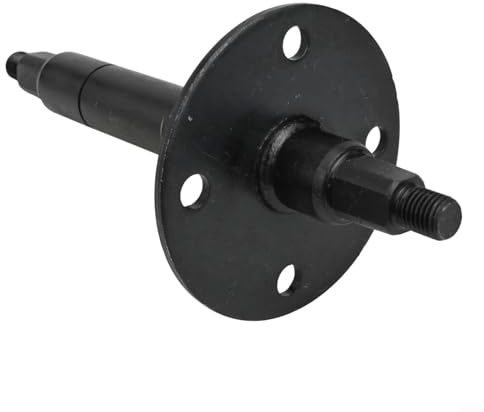 Zilimontt Ejercicio para eje de rueda central de bicicleta, eje de pedal de metal duradero para equipo de ciclismo en interiores, longitud de 165-181 mm, diámetro de 17-20 mm, 600 g, negro (compatible