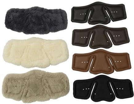 Stübben Equi-Soft® Polster für Sattelgurt - Einheitsgröße 50-150cm - Lammfell écru-weiß
