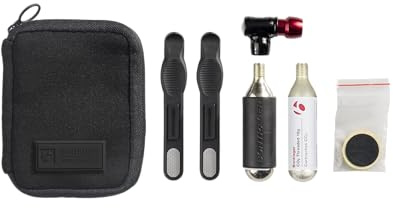 Bontrager Pro Flat Pack Fahrrad Reparaturset inkl. Air Rush Elite CO2 Pumpe schwarz