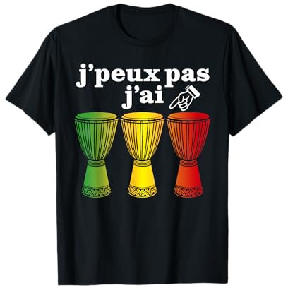Witz Für Schlagzeuger mit Djembe Trommel ein Lustiger Djembe T-Shirt