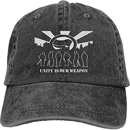 351 Herren Damen Baseballkappe, Einheit Ist Unsere Waffe Distressed Basecap Reine Farbe Cotton Cap Vintage Baseballmütze Für Draussen Reisen Wander