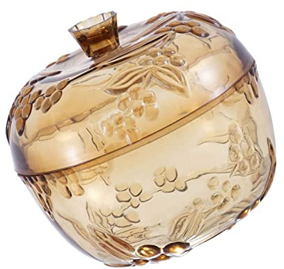 Garneck 1 Pc Barattolo Per Caramelle Barattolo Di Plastica Per Alimenti Contenitori Per Alimenti Da Cucina Di Cereali Con Coperchio Barattoli Merenda Plastica P.s Più Croccante