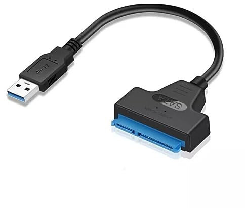 USB 3.0 To SATA, SSD HDD Hard Drive Adapter, External Converter Lead Cable, USB to SATA 2.5 Inch and Super-fast Data transfer Is Compatible For 2.5 Inch HDD or SSD