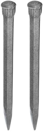 QUARKZMAN 2uds Mampostería Cincel para Roca 12.4 Puntiaguda Cabeza Alta Carbono Acero Roca Hormigón Mortero Piedra Cincel Ladrillo Cincel para Piedra Romper Tallar Demoler