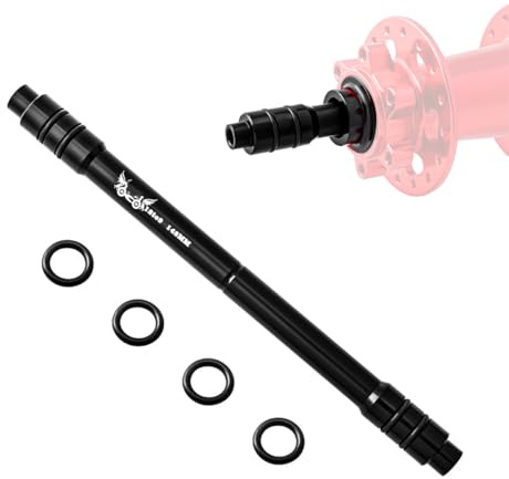 HOUSON Fahrrad Steckachsenadapter, Fahrrad Steckachse Schnellspanner Ummbaudapter für Mountainbike Fahrrad Hinterradnaben 12 mm Achse auf 9 mm/148mm