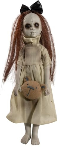 Horror-Shop Unheimliche Geisterpuppe mit abgetrenntem Teddybär Kopf 31 cm