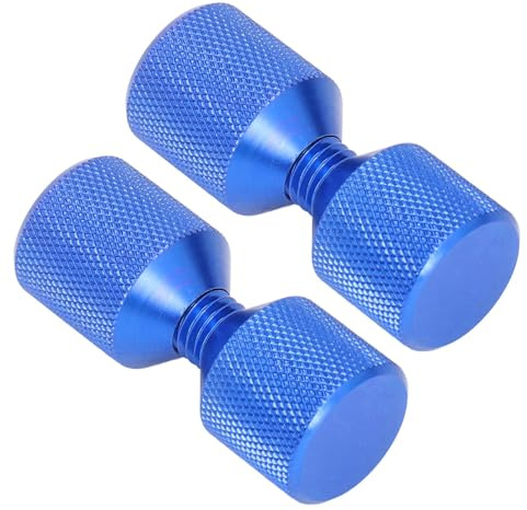 Aluminium Double Hole Flange Alignment Pin Set 1‑1/8in for 0.5 to 14in 150LB Flanges (Blue)