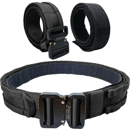 Bear Armz Tactical Kampfgürtel V2 – Molle Riggers, Einsatz- und Innengürtel für Militär-, Reichweiten- und Trainingsanwendungen