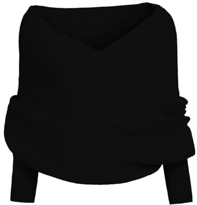 JiJiRuDU Schal Damen Winter Umhangschal Mit Ärmeln Elegante Bluse Pullover Schal mit Doppeltem Verwendungszweck Mode Warm Strickschal Cape Sweater Winterschal Multifunktionstuch Schals Für Damen
