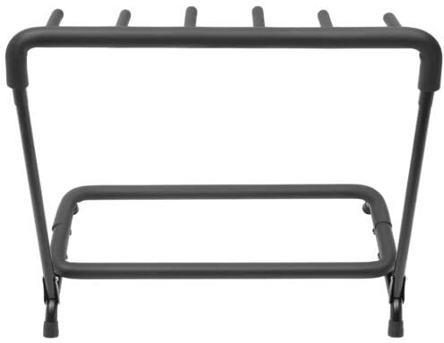 Gitarrenstaender Halterung Gitarre Bass Multi: Gitarrenhalter Boden Stand Metall Staender Bassgitarre Halter Rack 5Fach Elektrische Akustikgitarre Mehrfach Universal Banjo Holder Gitarrenstand Schwarz