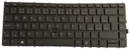 YGUWZ SP US FR AR CZ JP JA Laptop-Tastatur, kompatibel mit 840 G7 840 G8 845 G7 845 G8 745 G7 745 G8 14 G7 14 G8, Hintergrundbeleuchtung(CZ)