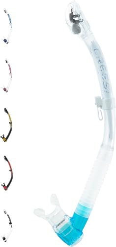 Cressi Itaca Ultra Dry Snorkel - Trockenes Schnorcheln zum Freitauchen und Schnorcheln