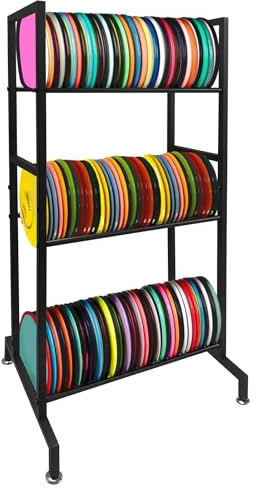 TTzycc Disc golf rack，Disc golf storage，For storage and organization