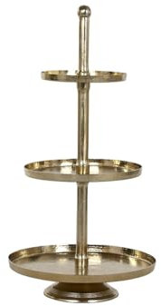 Frutero Home ESPRIT Dorado Aluminio 44,5 X 44,5 X 88 cm - Marca: Home ESPRIT - EAN: 8424002157081
