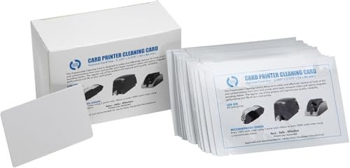 Caalii Isopropylalkohol-Reinigungskarte, CR80-Reinigungskarten, 10 Stück pro Beutel, Aloha- und Any POS-Swipe-Terminal-Reinigung, Kartenleser-Reinigung