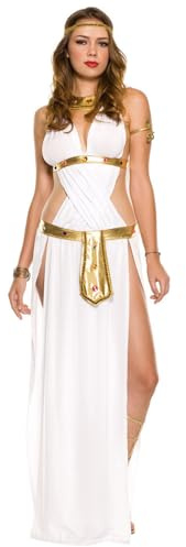 FQLGJMY Mujeres Disfraz de Cosplay Vestido de fantasía Diosa griega Cleopatra Guerrero romano Ángel caído Bruja vampiro para Halloween