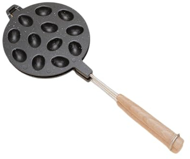 Padella ovale per biscotti in noce, antiaderente, strumento di cottura per waffle e pasticcini, forno e lavastoviglie, forma unica