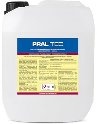 Zapi Expert PRAL-TEC Tanica da 5 litri, Insetticida ad Ampio Spettro contro Zanzare, Mosche, Vespe e Insetti Striscianti Esterno e Giardini