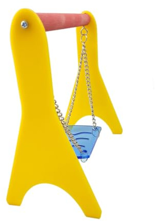 Homoyoyo Balançoire pour Animaux Souris Hamster Perroquet avec Support de Jeu pour Cage Divertissement et Stimulation