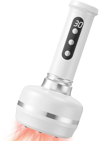 Appareil de Ventouses Électrique pour Cellulite, Appareil de Gua Sha pour le Dos, Machine Anti-Cellulite, pour Femmes, Hommes, Adultes, Sportifs, Amateurs de, Voyageurs, Maison, Bureau, Salon,
