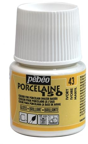 Pebeo - Colore per porcellana serie Porcelaine 150, 45 ml, 1 pezzo, colore: Avorio