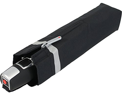 Knirps Regenschirm Fiber T2 Duomatic Sicherheitsschirm Reflect (black)