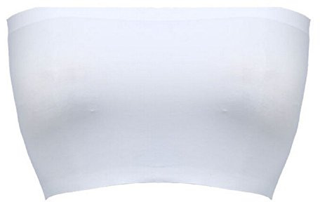 Butterme Eis-Seide Damen Basic Stretch Bandeau-BH Tube Top Free Size