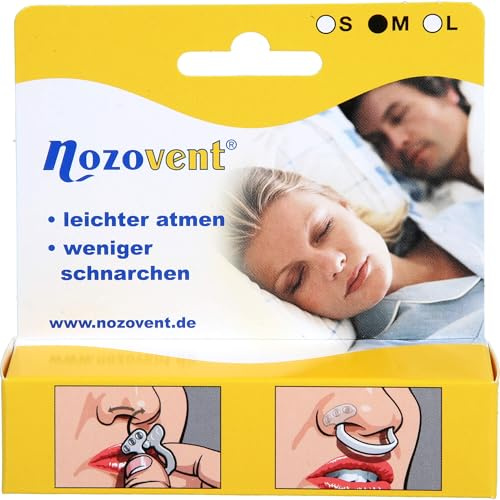 Nozovent Größe Medium Nasenklammer, 2 St. Vorrichtung