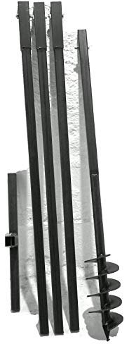 120 mm 4 meter Erdbohrer Brunnenbohrer Handerdbohrer Erdlochbohrer Brunnenbau Pfahlbohrer brunnenbohrgerät