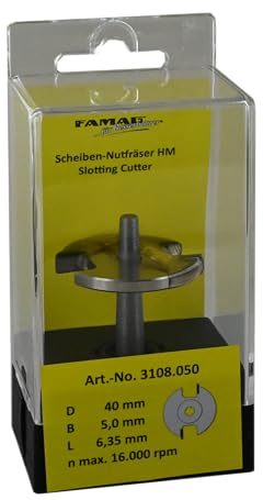 FAMAG Scheiben-Nutfräser HM 40x3,5mm - 3108.035
