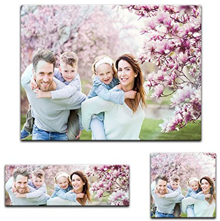 Bilderdepot24 Glasbild - Personalisierbar mit Ihrem Wunschmotiv - 80x60 cm / 60x80 cm - Mein Foto auf Glas - Dein Wunschmotiv als Glasfoto - Kind - Familie - Haustier – Urlaub - Firmenlogo