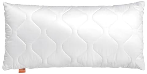 sleepling 195852 cuscino per letto | Imbottitura per Cuscini | Oekotex | lavabile 60 gradi | Prodotto in UE | Garanzia di imbottitura | Garanzia di taglia | 50 x 75 cm, bianco