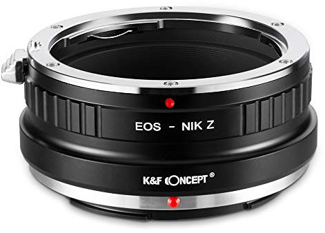 K&F CONCEPT Lens Mount Adapter Compatible with Canon EF/EF-S Mount Lens to Nikon Z Mount Camera Body