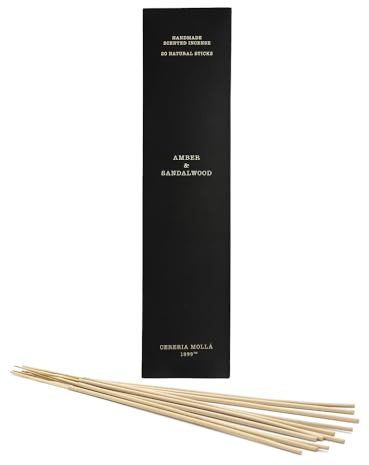 Cereria Molla Amber & Sandalwood Räucherstäbchen 20er-Set