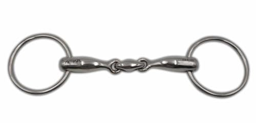 AMKA Wassertrense doppelt gebrochen massiv Edelstahl Stärke 18 mm, Ringe 65 mm