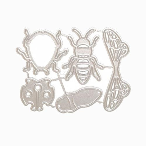 Bienen-Stanzformen für Kartenherstellung, Marienkäfer-Metall-Stanzformen für Papier-Scrapbooking, DIY-Schablonen für Album, Party, Hochzeit, Feste, Dekoration
