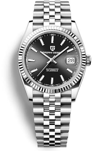 Pagani Design PD1645 Herrenuhr 42MM Herren Automatikuhr Japan Automatikwerk 100M Wasserdicht, Edelstahl, Saphirspiegel, Sport Business Uhr.